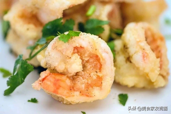 湖南椒盐虾仁最正宗的做法,空气炸锅做椒盐虾仁最好吃的做法