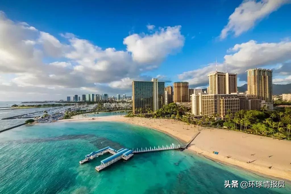 夏威夷离美国本土多远地图,夏威夷离美国西海岸多少公里