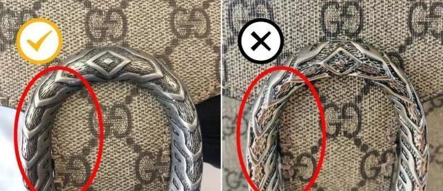 gucci酒神mini真假鉴定,鉴定真假gucci马鞍包