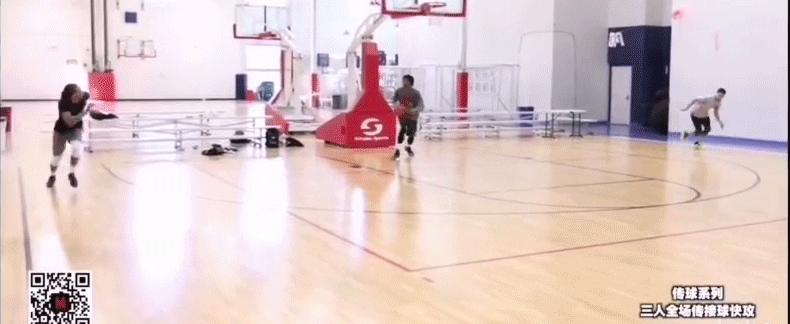 长传球教学方法与手段,传球三步上篮教学