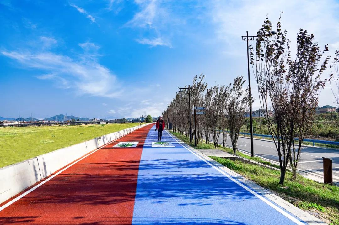 2019年杭州最美绿道,余杭街道苕溪北岸绿道