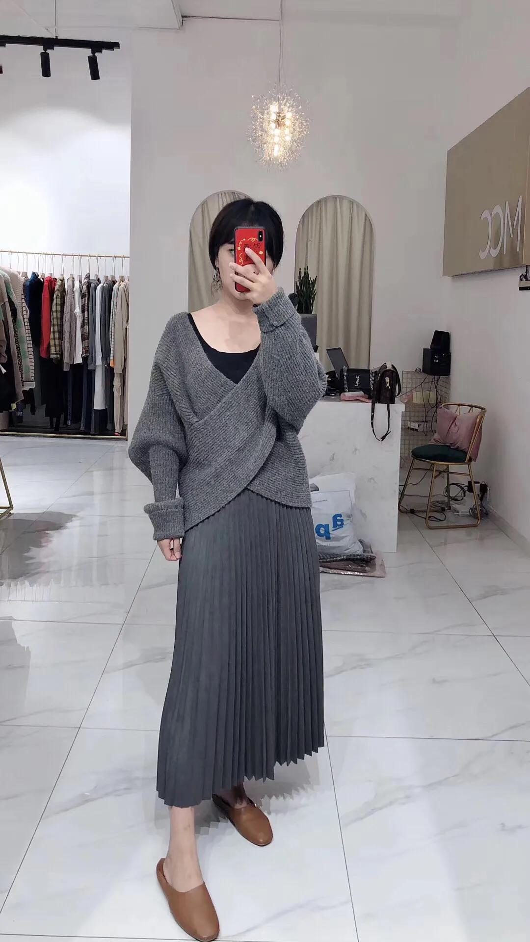 什么样的v领针织毛衣显瘦,冬天穿的v领毛衣显胖怎么办