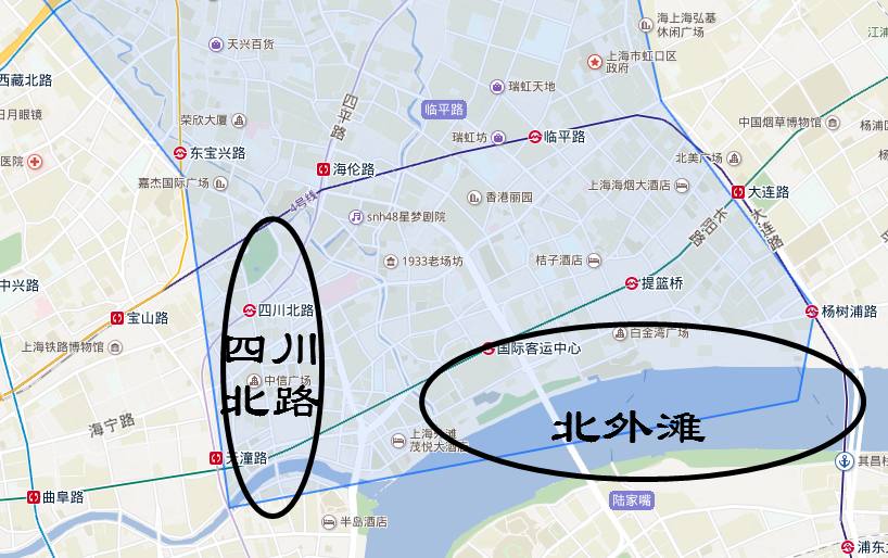 上海虹口北外滩规划,上海虹口区未来建设