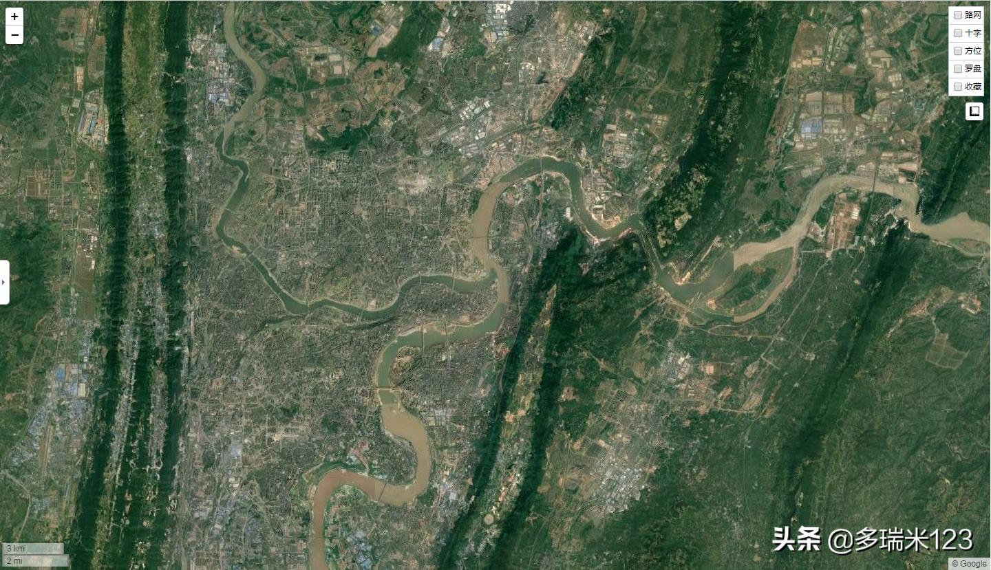 谷歌地图2018卫星图重庆,谷歌地图挑战重庆