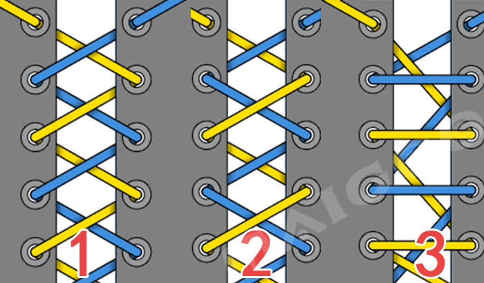 运动鞋好看的鞋带系法详细图解,运动鞋鞋带的24种系法教程