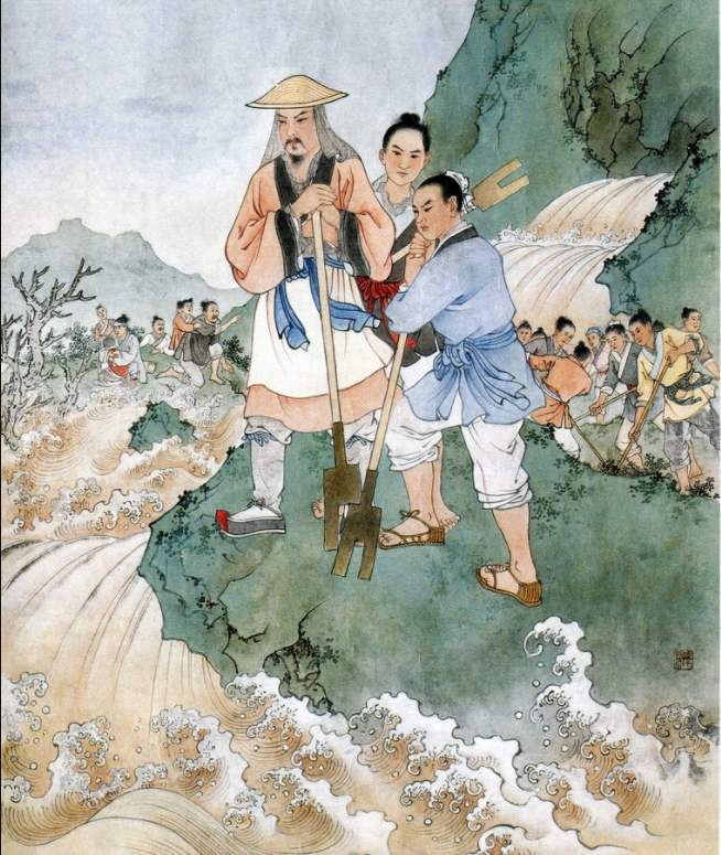 大禹治水三过家门故事,大禹治水三过家门而不入小故事