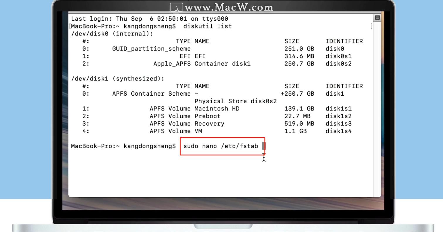 如何在macOS打开NTFS读写功能