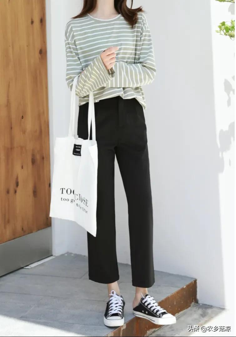 腿粗的女孩穿什么裤子,肩宽腿粗胯大女生穿搭