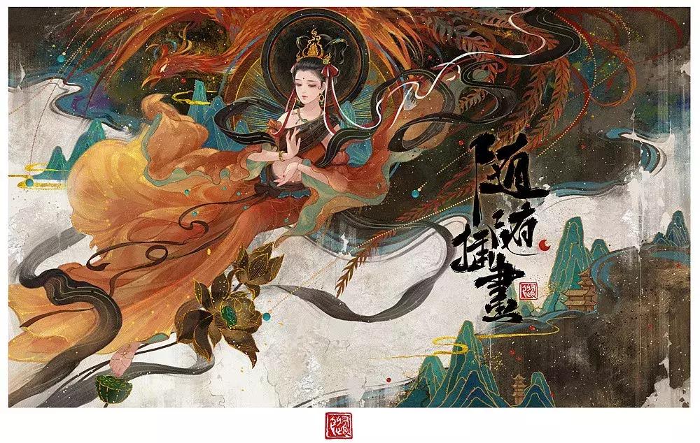 看完她笔下的古风美人,才知英雄难过美人关,一颦一笑让你醉倒