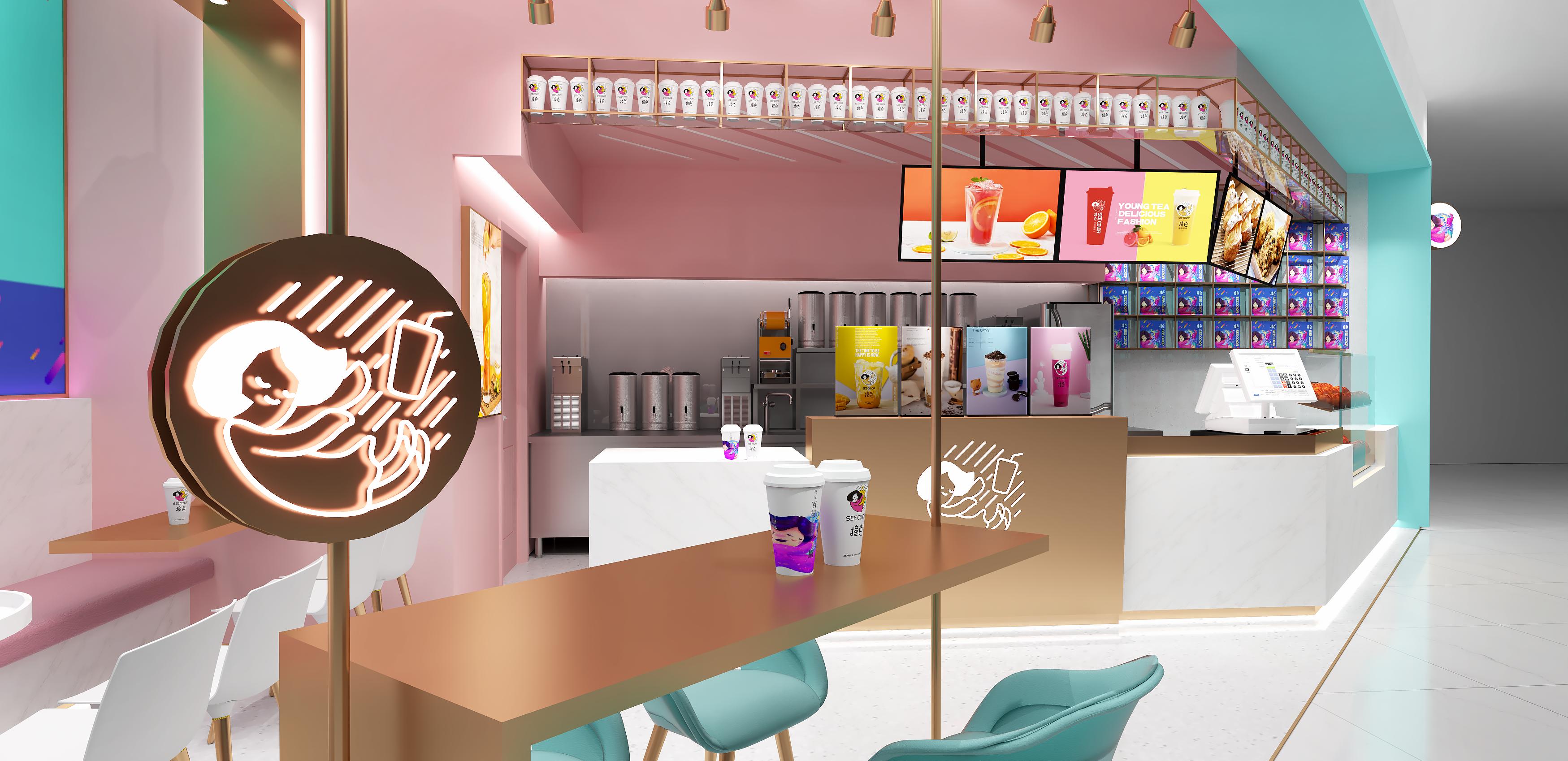 seecolor茶饮加盟,seecolor撞色奶茶全国有多少门店