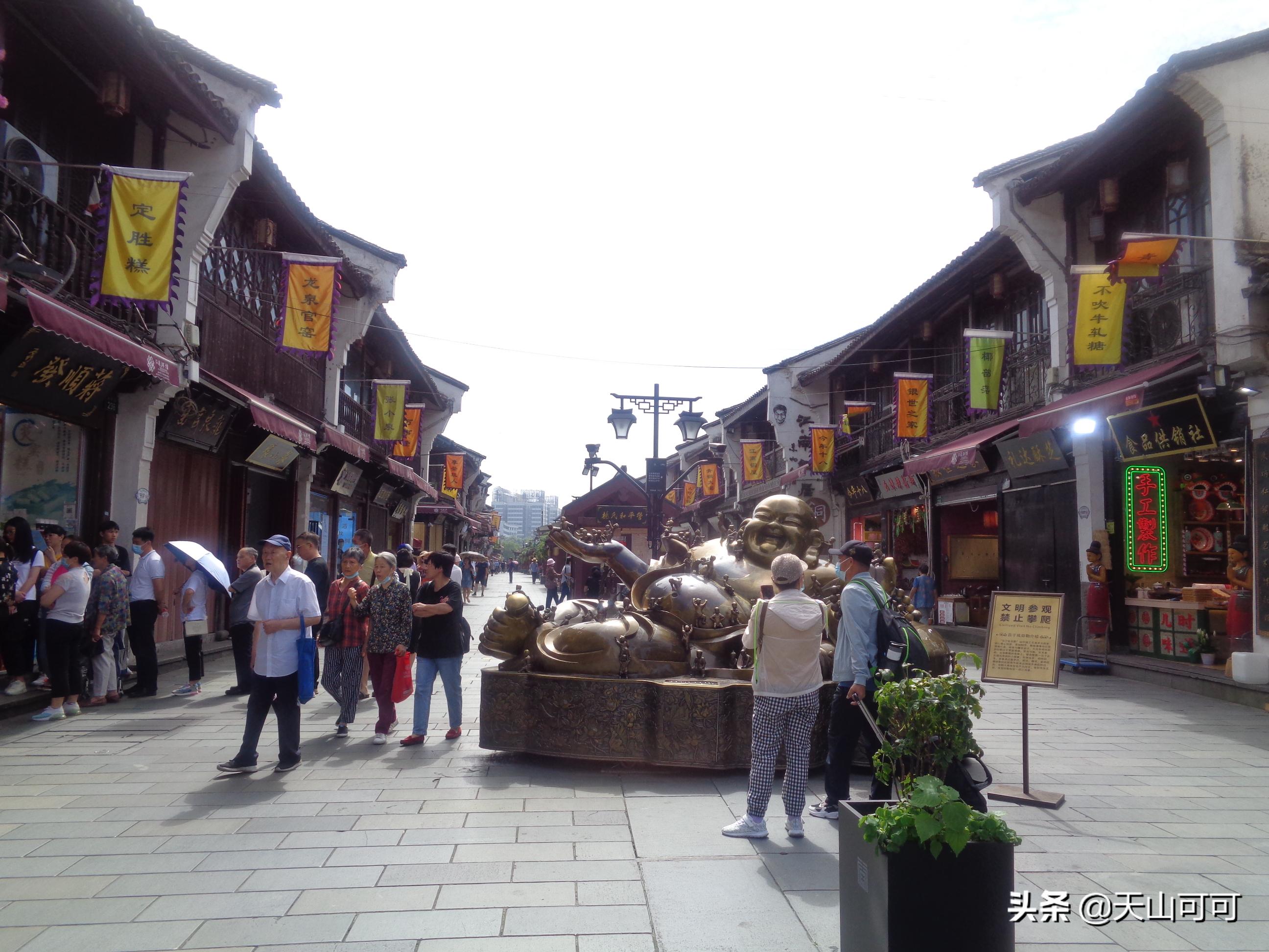 杭州的知名古街南宋御街,来杭州一定要来千年古道南宋御街