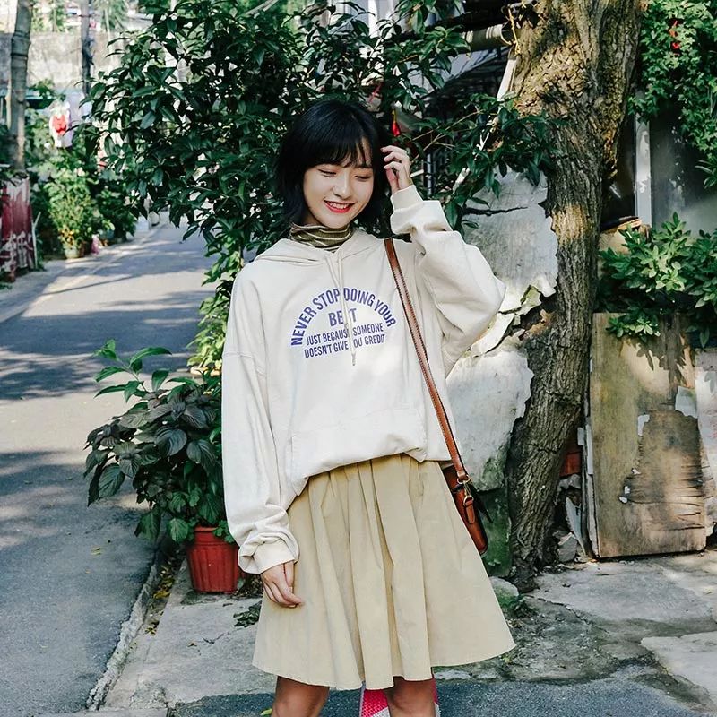 入秋最时髦的卫衣淘宝竟然都有,好看又平价的卫衣套装