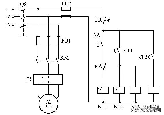 电动机控制电路图实图,常用电动机控制电路图讲解