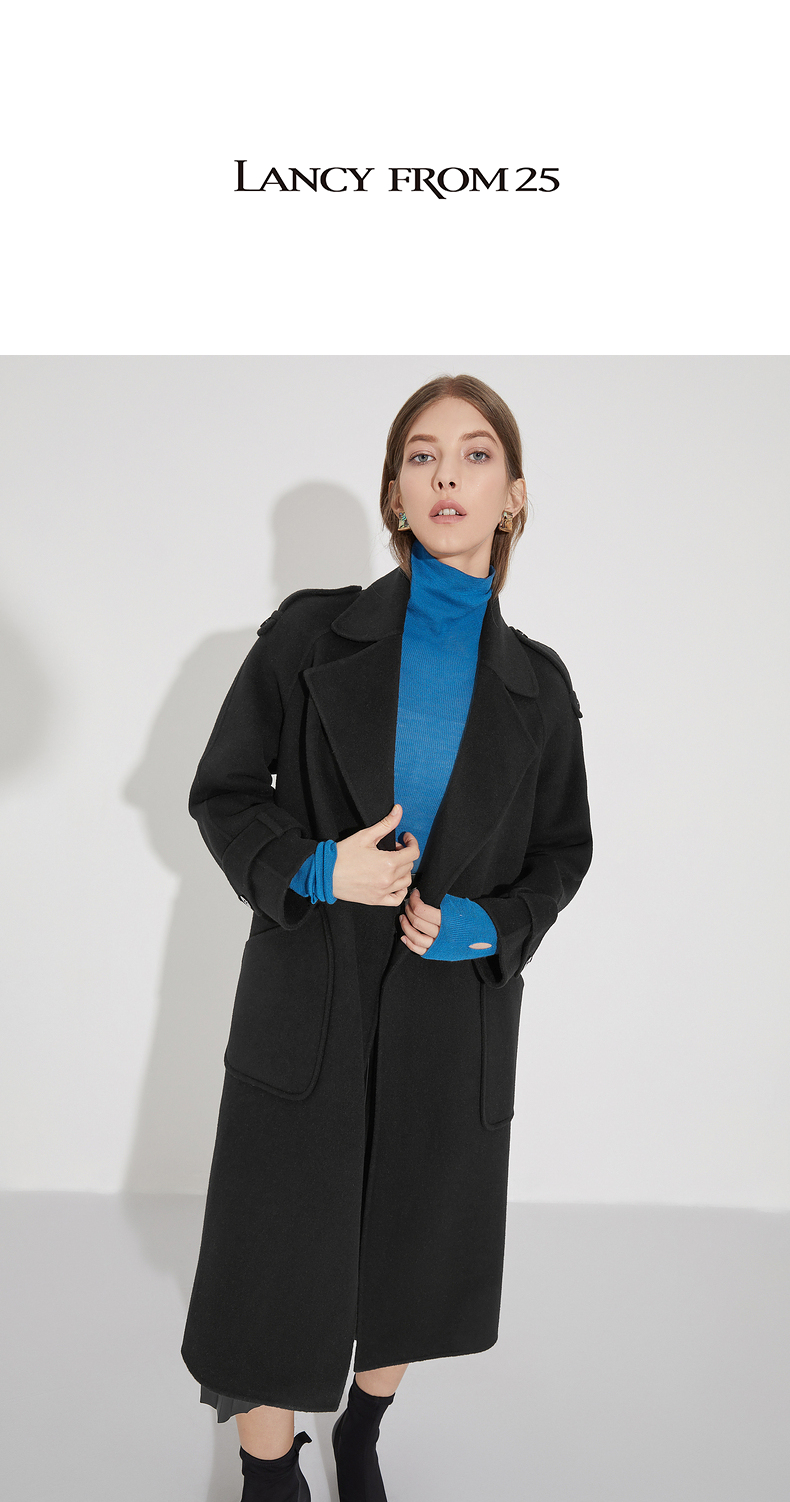 格子呢子大衣搭配女秋冬,秋冬小个子毛呢大衣搭配