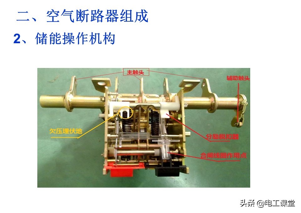 万能式空气断路器里面有银吗,万能式自动空气断路器