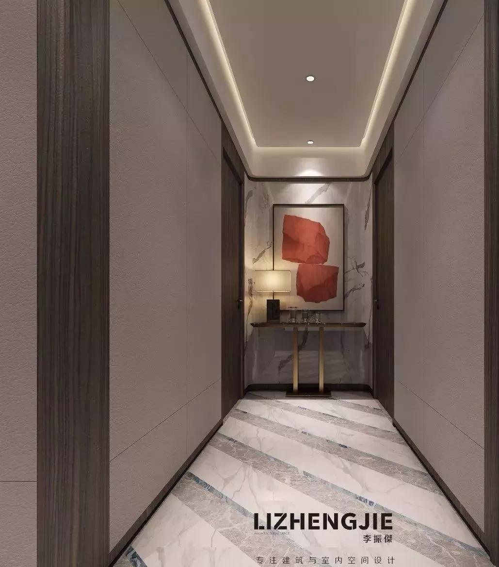 现代港式轻奢大平层设计效果图,港式轻奢大宅