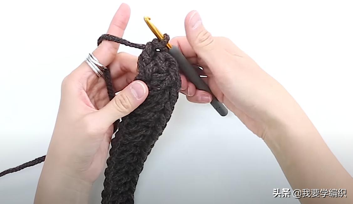 最简单钩编小包包,手工钩织迷你版手提包包编织教程