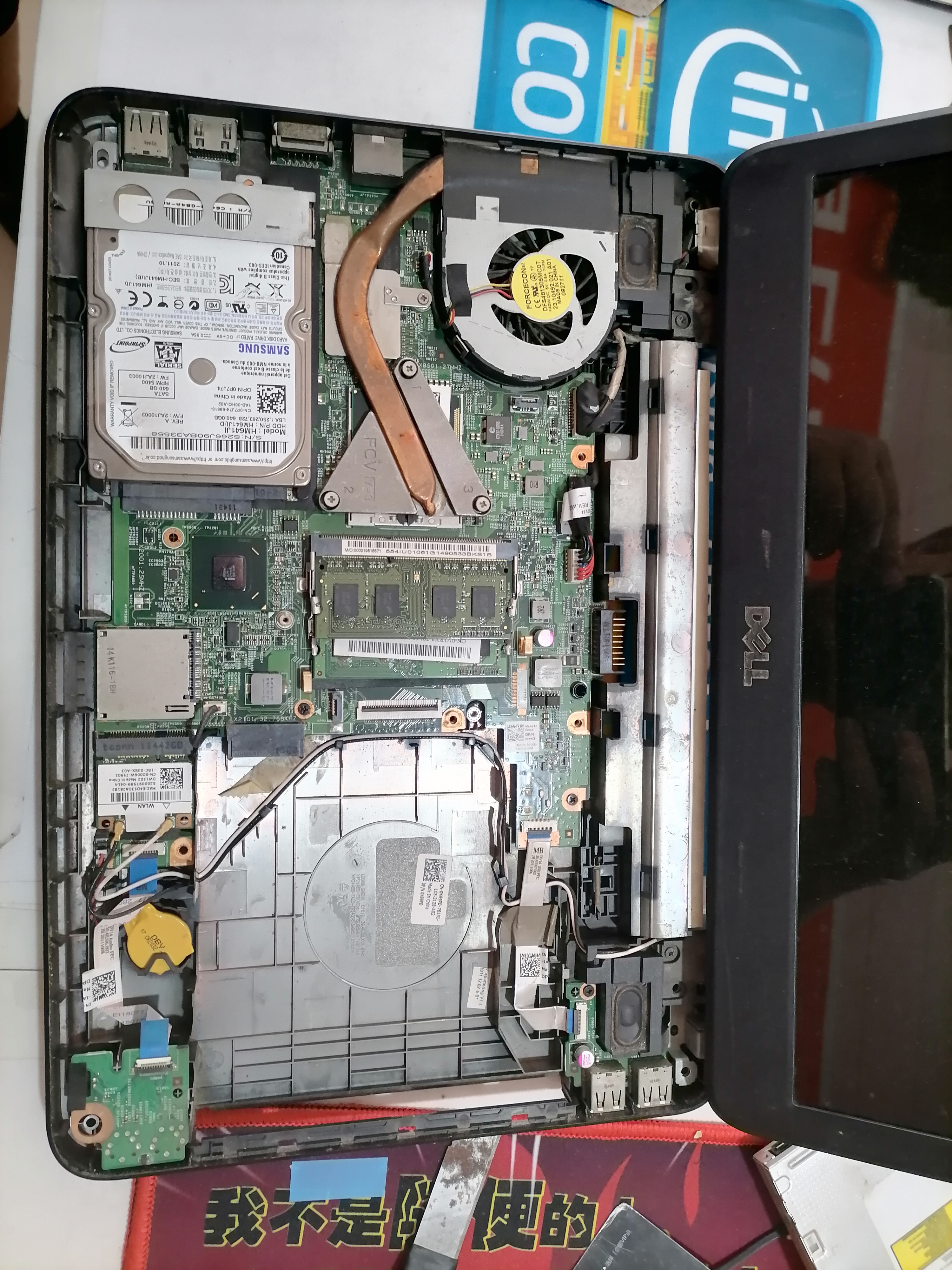 戴尔灵越11-3000series拆机,戴尔灵越4050升级换主板