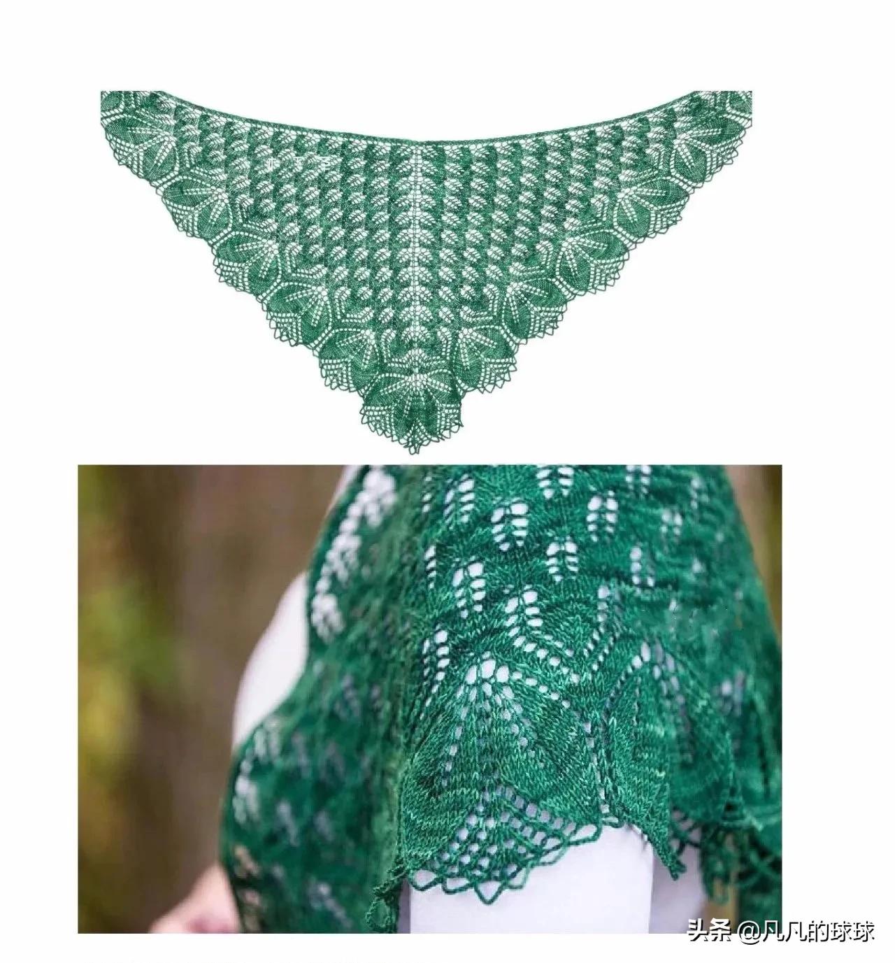 三角巾立体手工,树叶三角巾教程视频