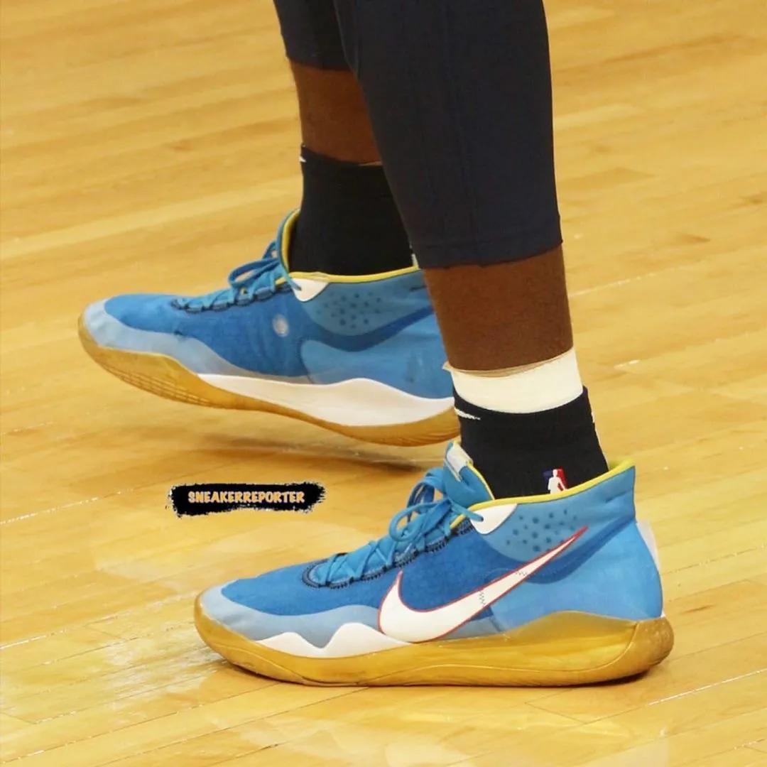 盘点nba球星上脚球鞋杜兰特篇,nba球员上脚的球鞋欧文
