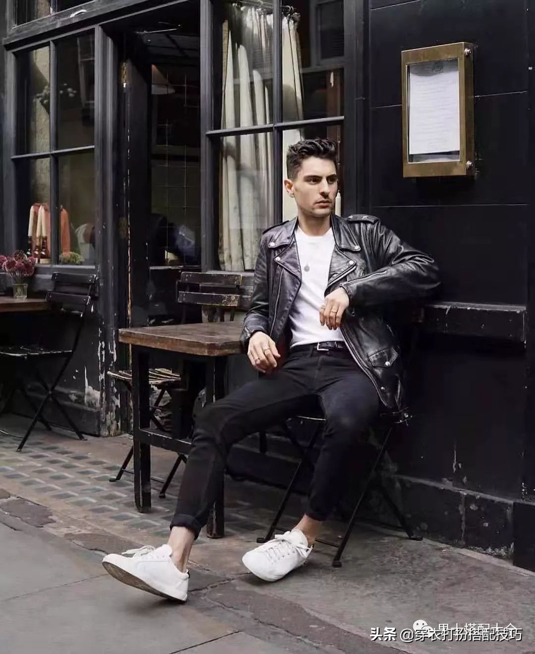 今日爆款男士皮衣春季138元,今年最流行的男青年穿真皮皮衣