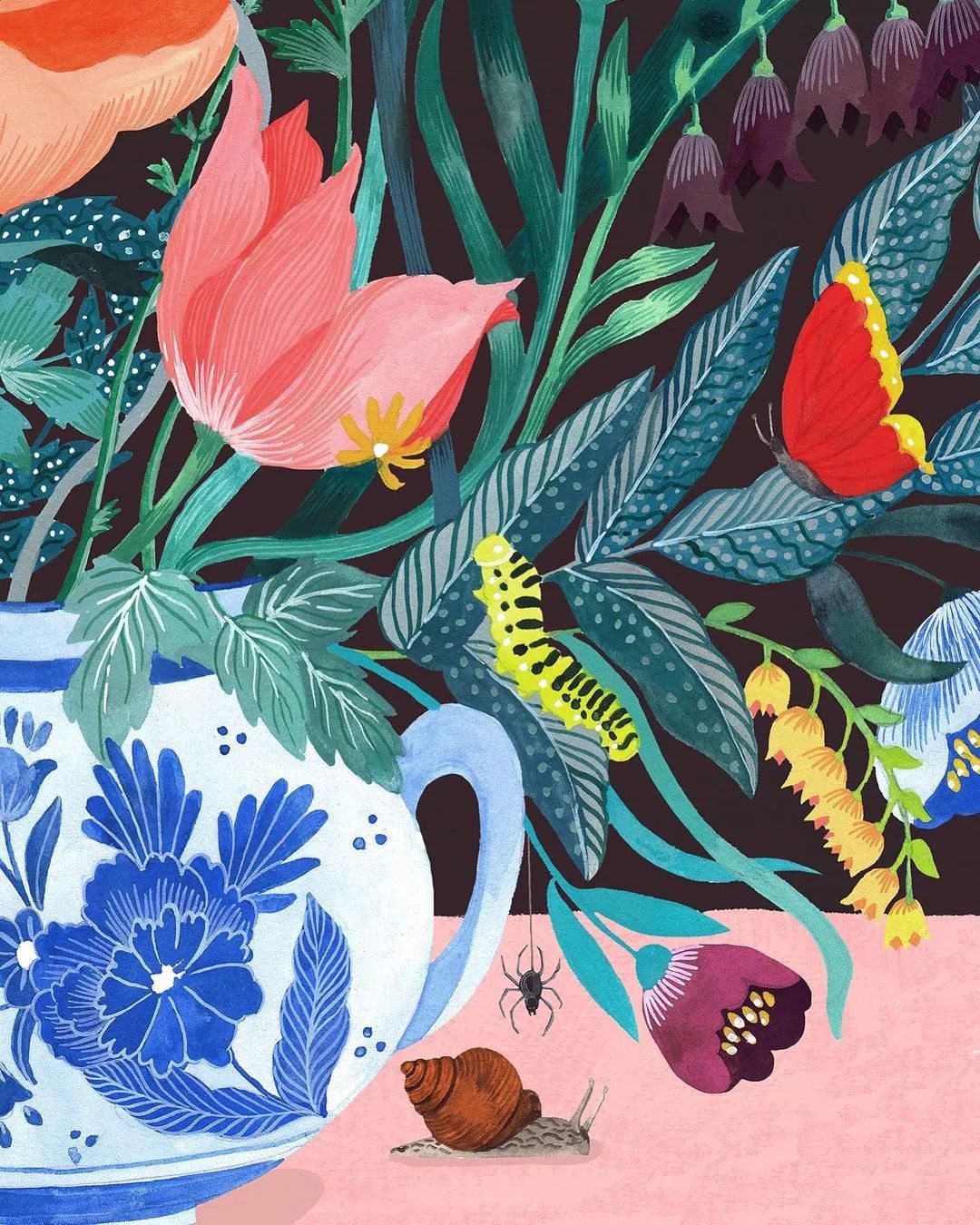 水彩渲染画建筑效果图,水彩平涂画