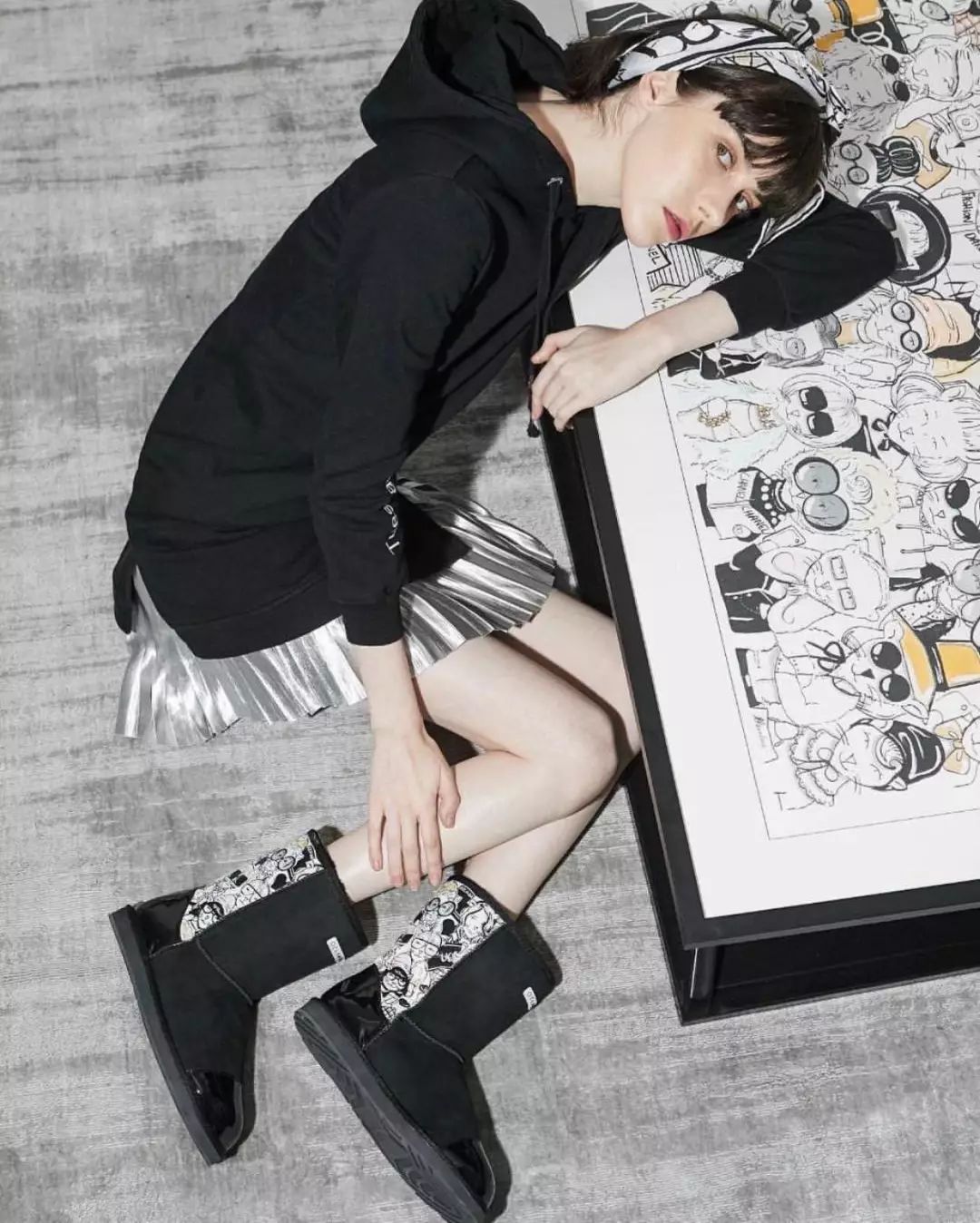 ugg加厚雪地靴不跟脚,ugg经典款中腰雪地靴怎么搭配