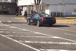 日本警示教育现场演绎交通安全,日本卡车在学校撞击儿童