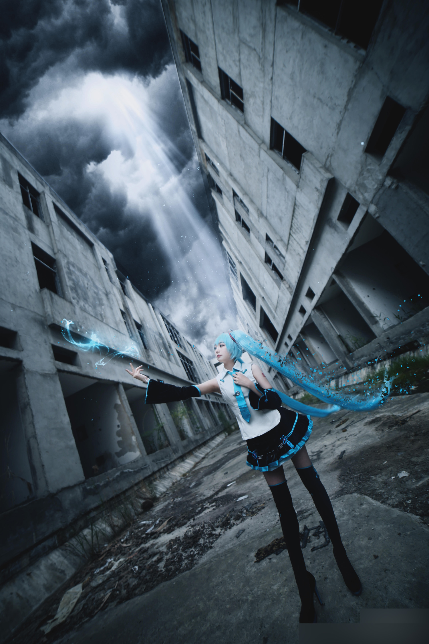 女coser初音未来,中国女孩cos初音未来在日本漫展