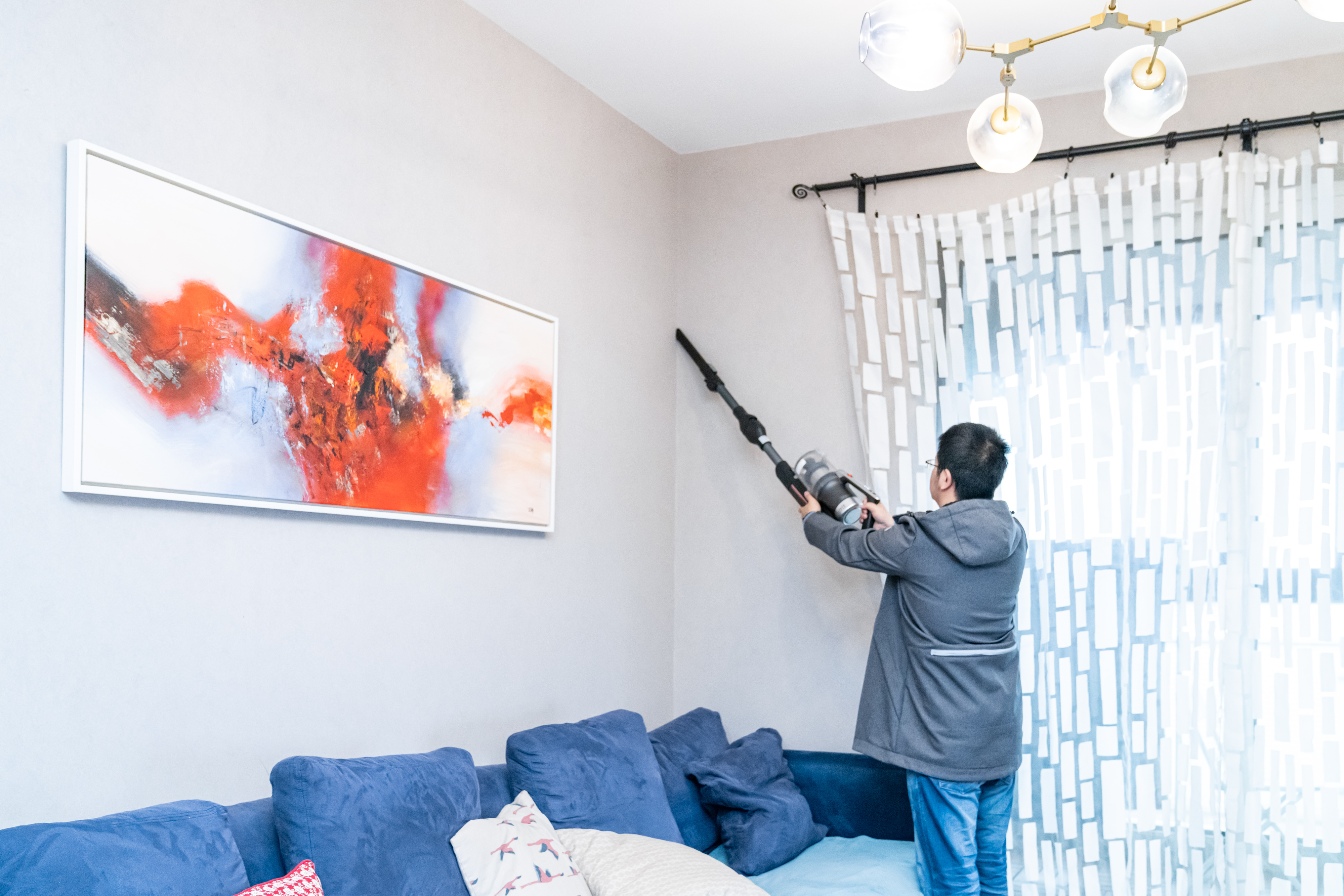 吸尘器强力清洁全家,家用无线吸尘器全屋一机更高效