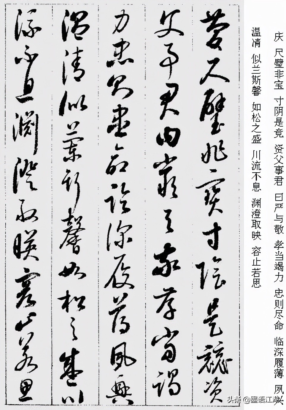 国宝档案启功草书千字文,启功千字文草书临写视频