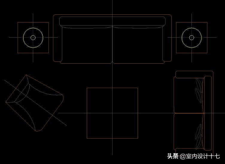 会议桌cad平面图,办公家具cad模板