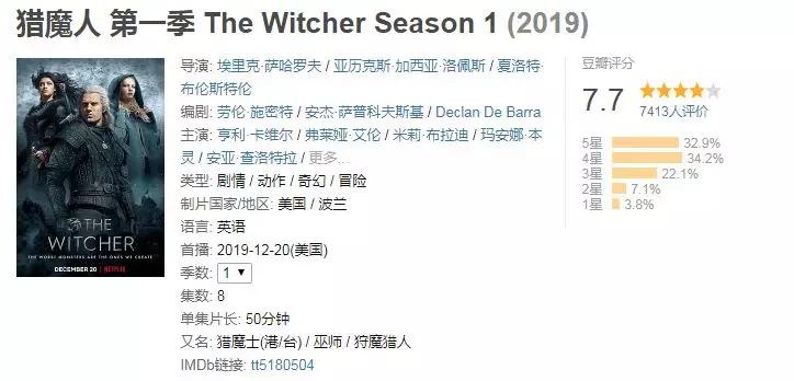《猎魔人》口碑出炉,被批时间线混乱,制片人霸气回怼