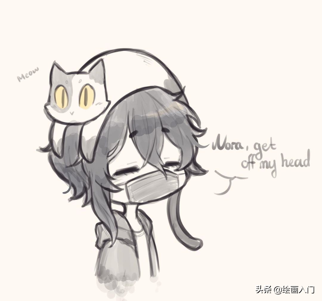 漫画人物手绘马克笔古装,漫画人物绘画作品马克笔