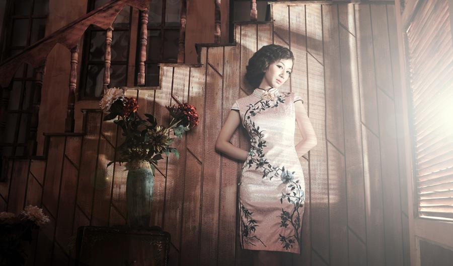 分享一组夏日室内婚纱照,9组室内婚纱照风格