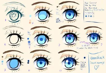 怎样才能把动漫人物的眼睛画好,怎么用马克笔画画动漫人物的眼睛