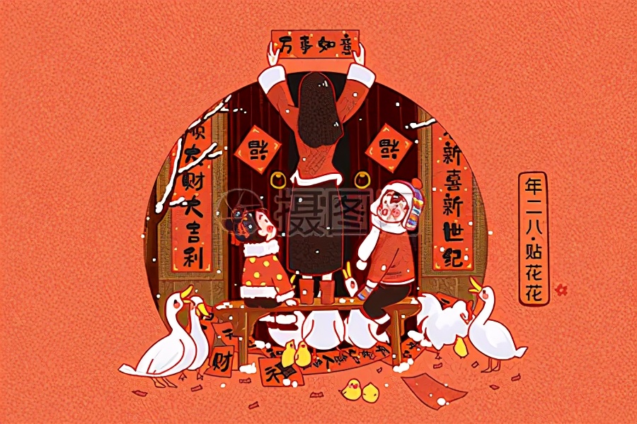 春节渐近你家的春联准备好了吗,春节春联怎么贴才有文化