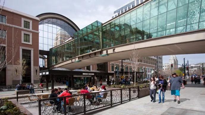 六七十年代商业街景观设计,复古商业街景观设计