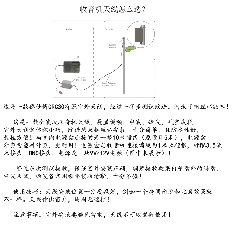 收音机用外接电源需要拆电池吗,收音机怎么外接天线