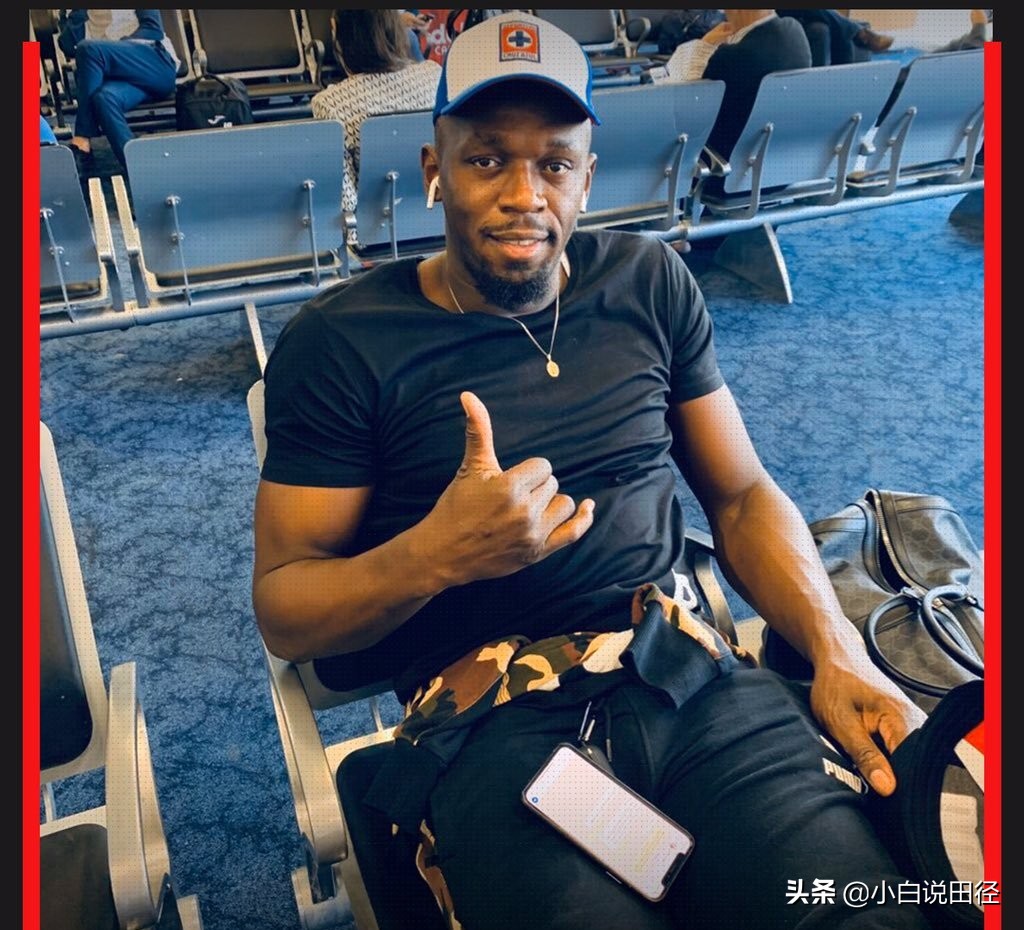 21岁博尔特小将百米跑出9秒86,看博尔特跑出9秒58的纪录