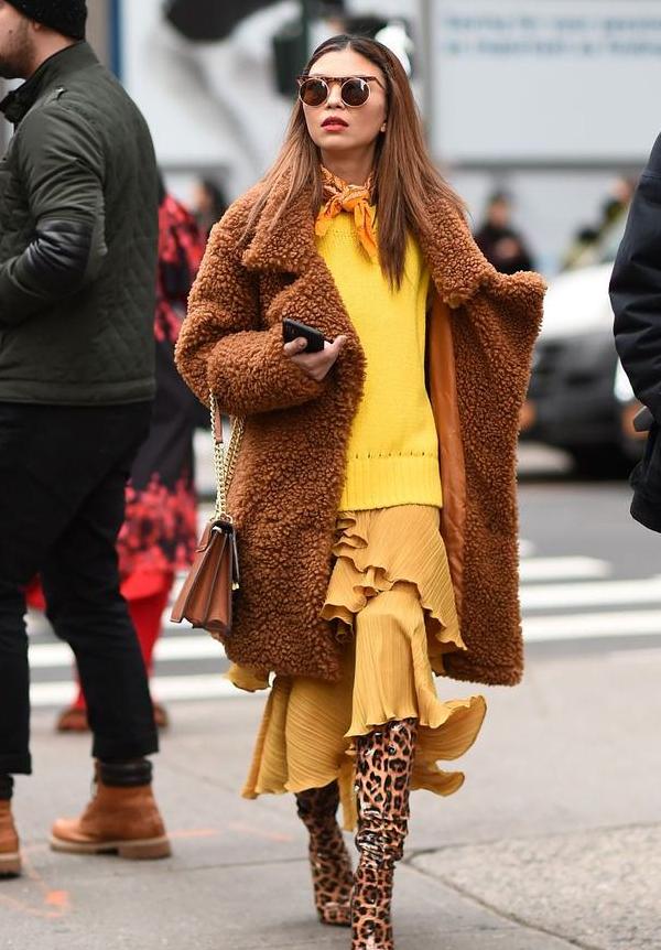 大衣穿出时髦高级感,呢子大衣穿出休闲感