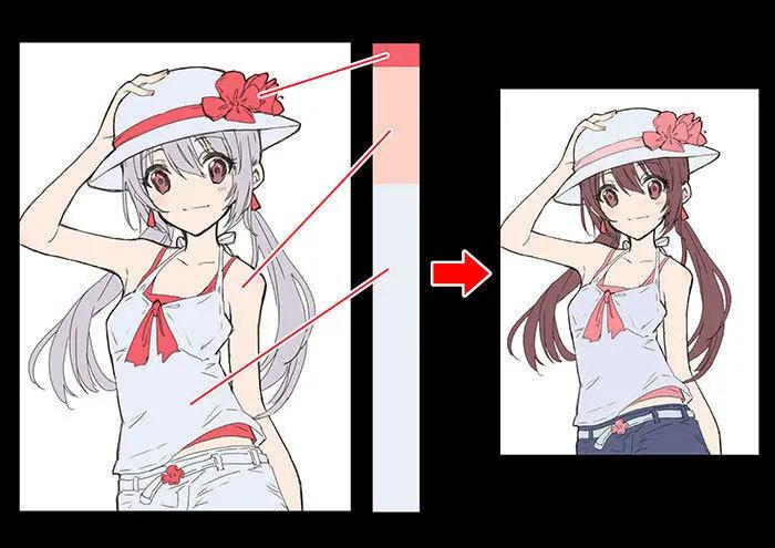 色彩三要素在人像中的运用,色彩的表现技法点绘法图片