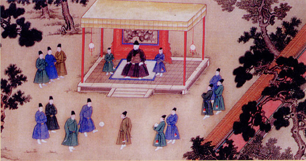 蹴鞠的发展史简介,蹴鞠足球的历史