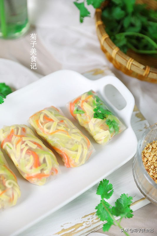 立春将至咬春吃春卷清淡爽口,过年的春卷怎样做才好吃