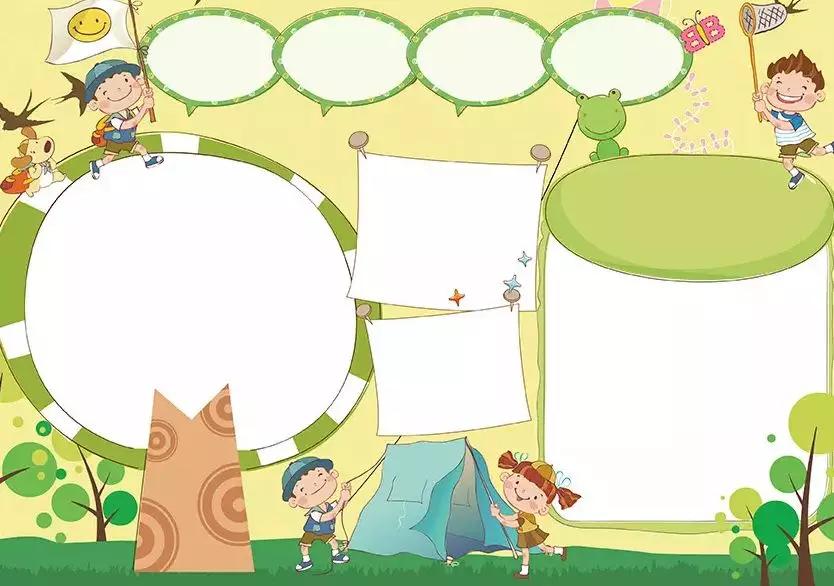 3.12植树节手抄报素材+模板+1~6年级作文范文，快收藏