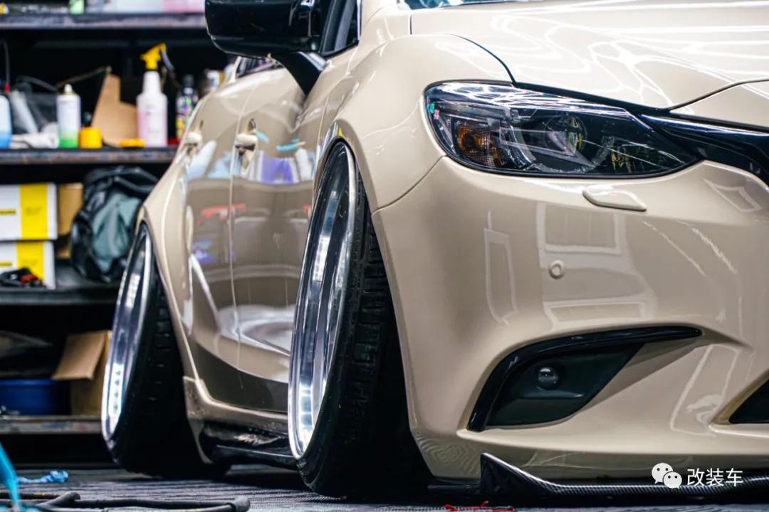 马自达阿特兹改装外观全过程,2018款马自达阿特兹改装