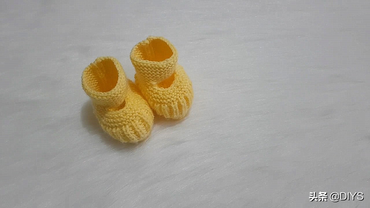 宝宝袜套编织教程,编织宝宝袜套