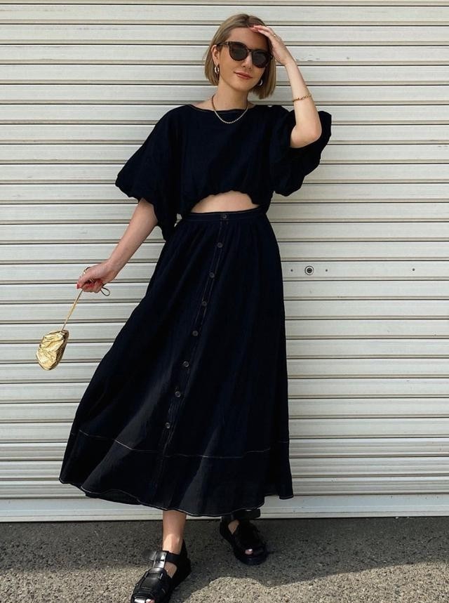 为什么你穿裙子显黑又显胖？不是因为身材不好，而是你没搭配好