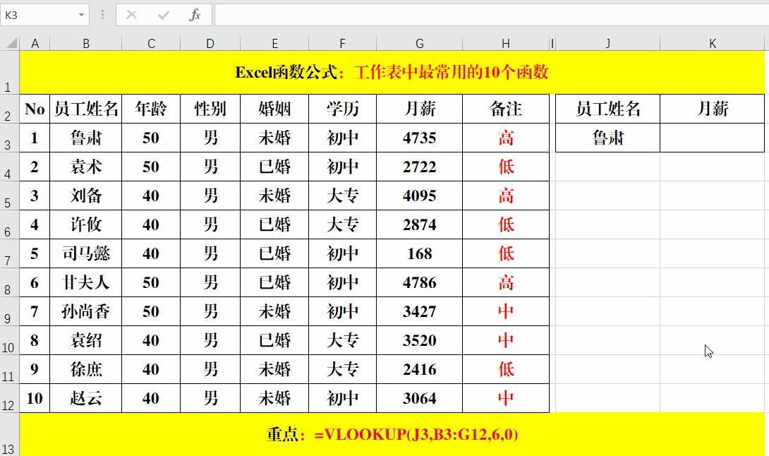 Excel表常用函数及使用要点,excel的chooseweekday函数公式