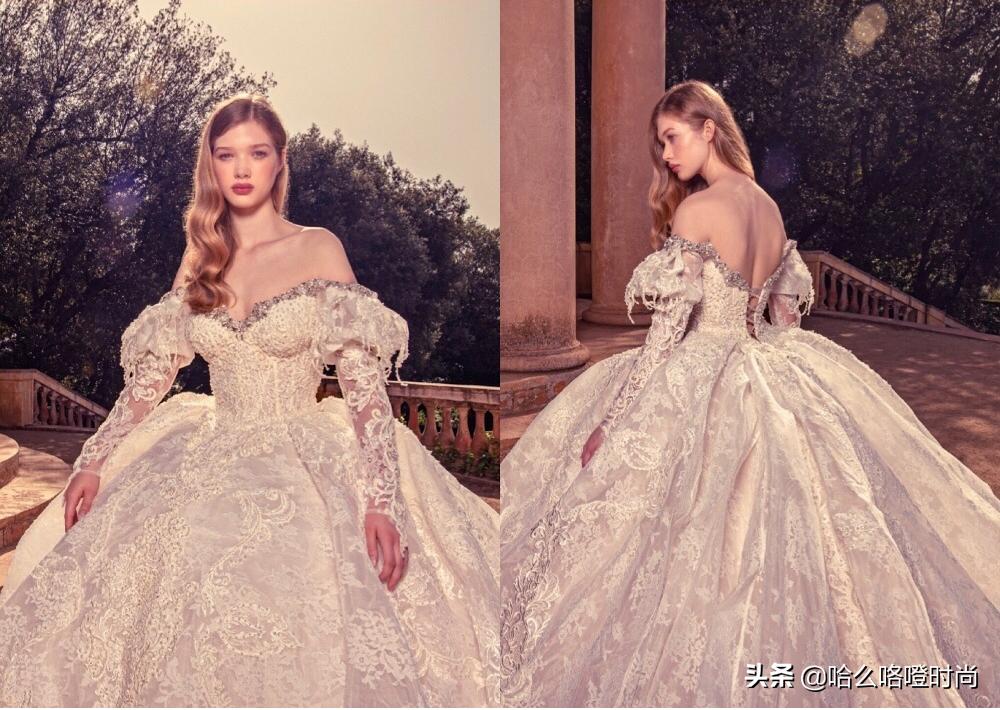 超大拖尾婚纱,巨大拖尾婚纱大牌中式